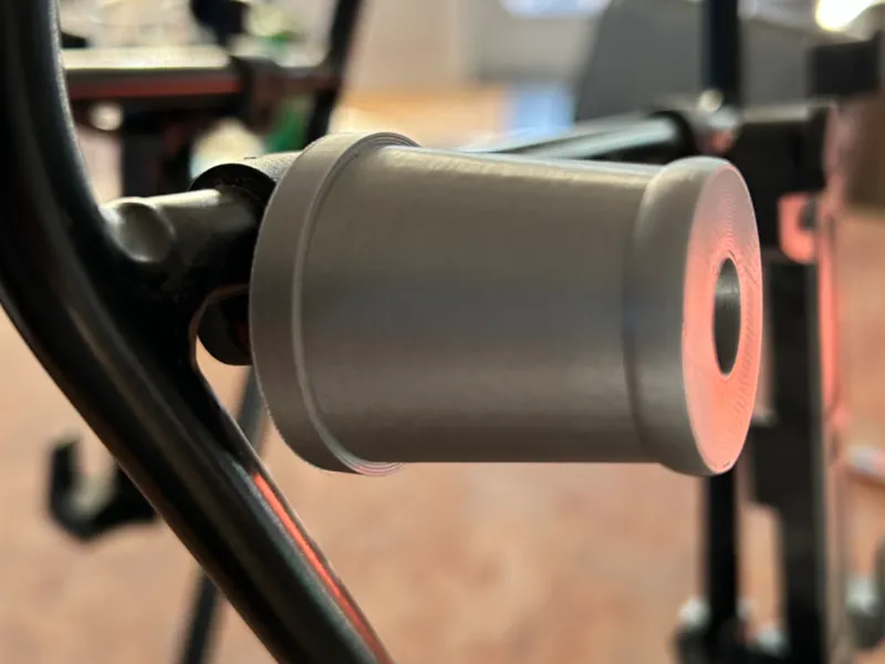 Light mount for Ortlieb Bicycle Rack