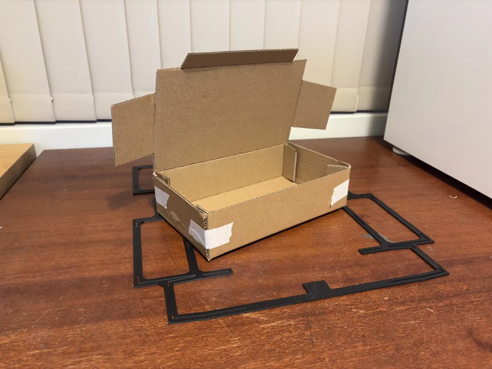 Box Cutting Template - 240 x 140 x 60mm - Free 3D Print Model - MakerWorld