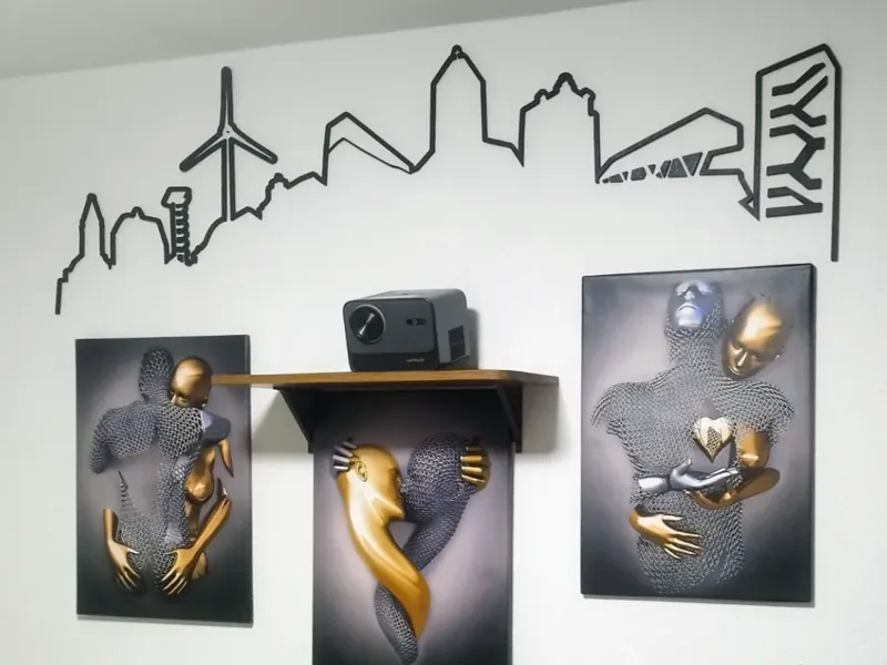 Stadt Senftenberg Wand-Silhouette