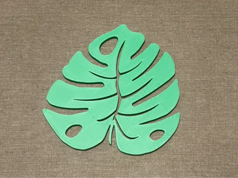 Leaf coaster