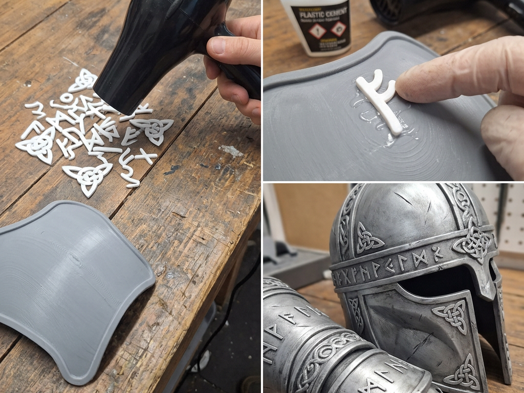 Cosplay Runen und keltische Knoten zum aufkleben - 1