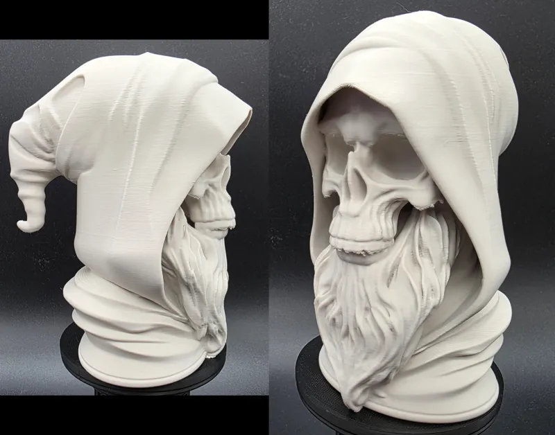 Hooded Old Man Death