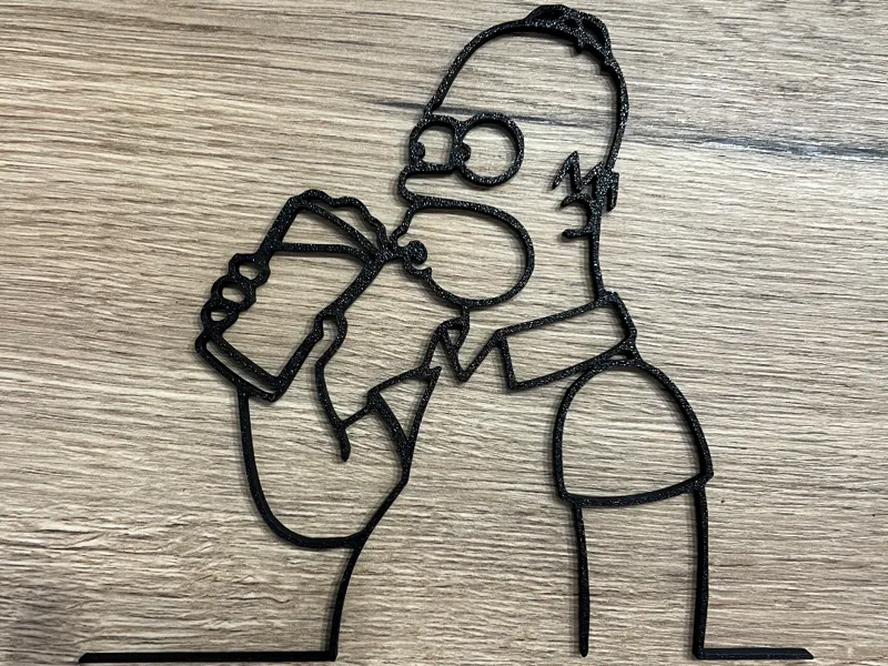 Homer Simpson wall decoration 