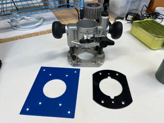 Makita DRT50ZJX2 router table attachment plate