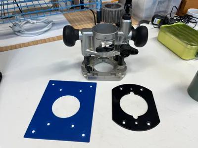 Makita DRT50ZJX2 router table attachment plate
