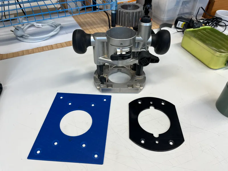 Makita DRT50ZJX2 router table attachment plate