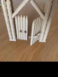 Porte et arche de palissade médiévale (impression sans support) — photo 4