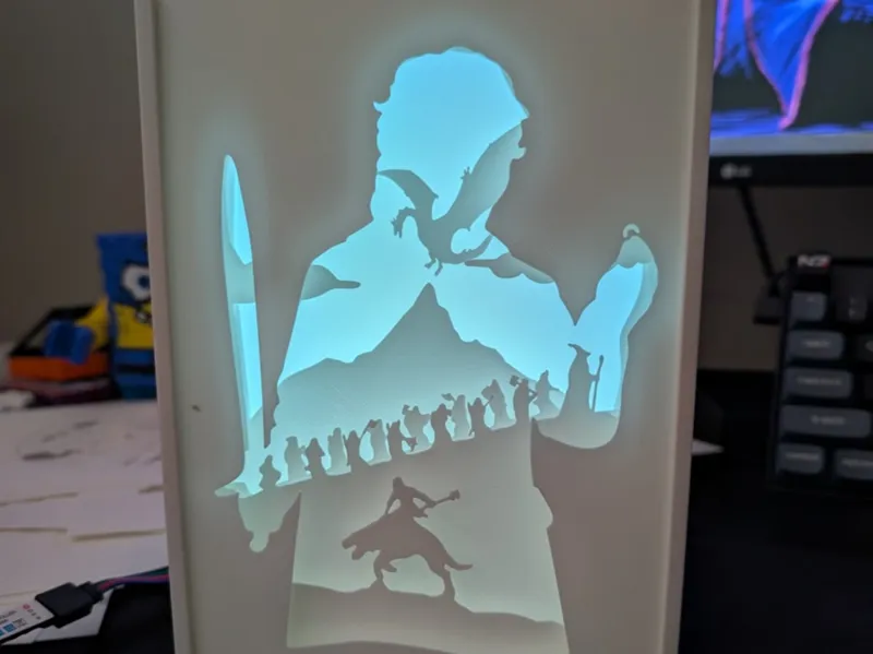 The Hobbit Shadow Box