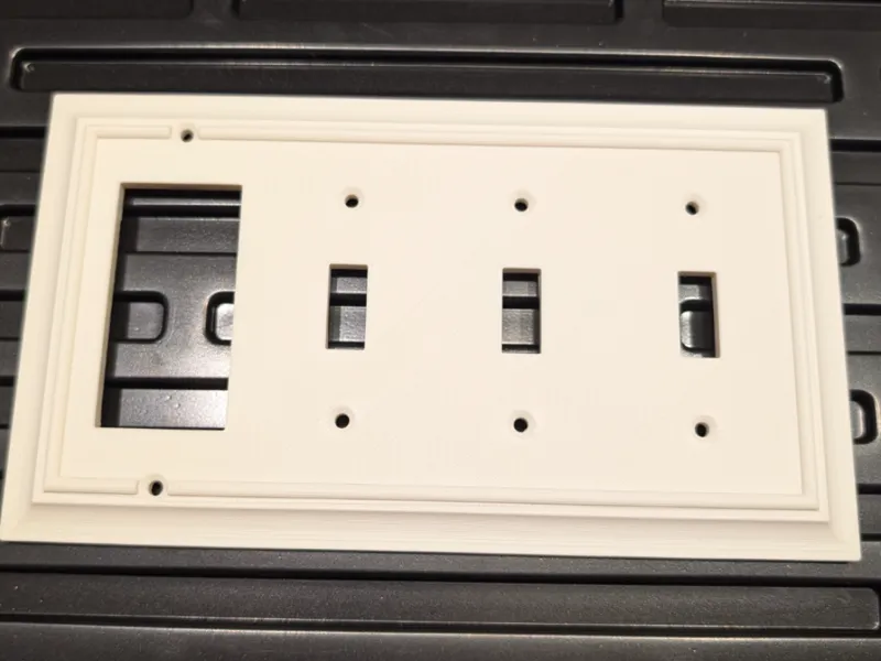 Decorative Decor and Triple Toggle Cover Plate