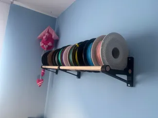 Spool Rack – Wall-Mounted Filament Holder 22mm