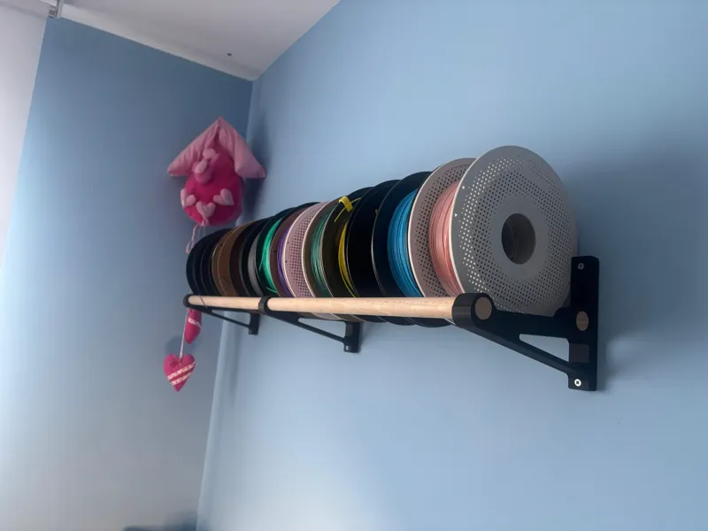 Spool Rack – Wall-Mounted Filament Holder 22mm