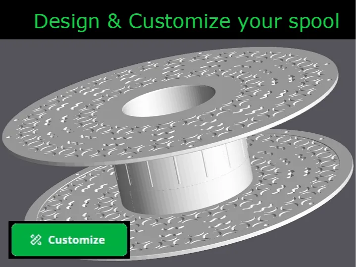 Customizable Filament Spool