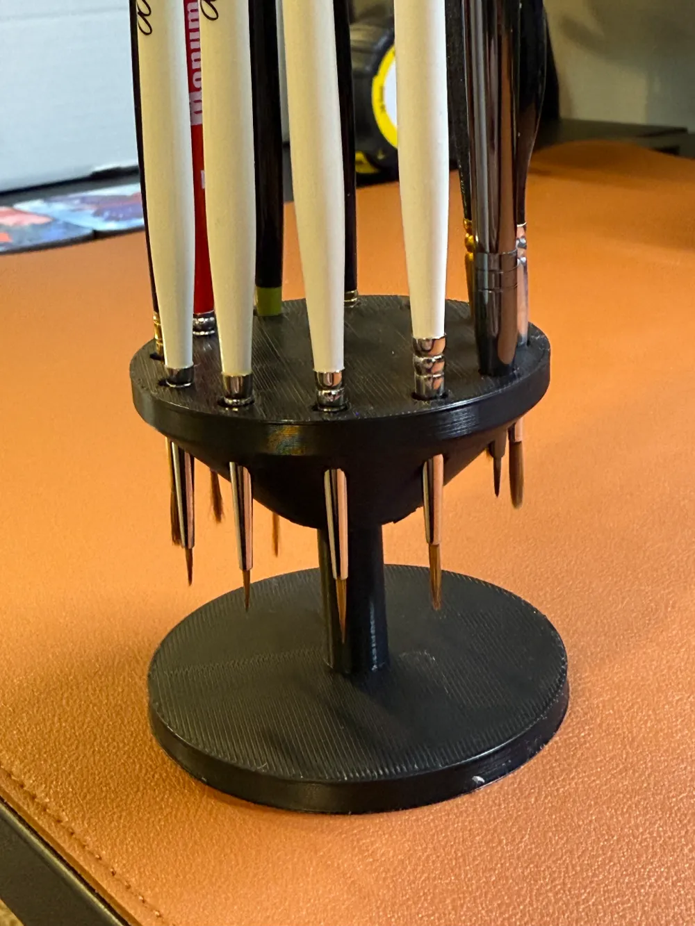 Inverted Paint Brush Holder Upside Down Brush Rack by Hick Willis ...