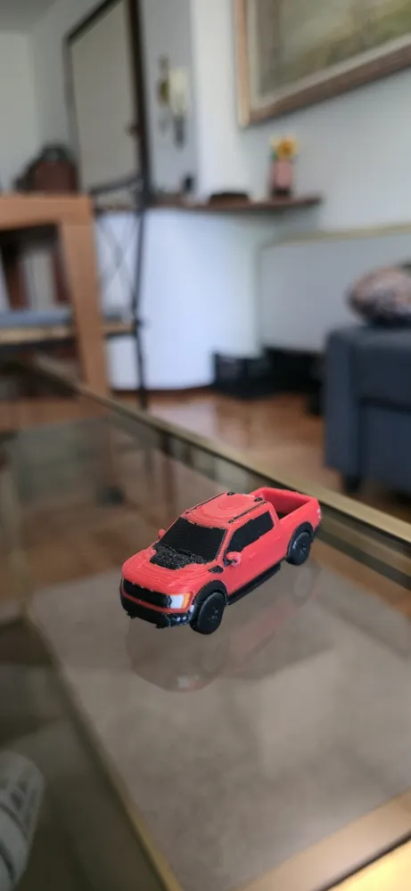 Ford F150 Raptor R Keychain (working wheels) - Free 3D Print Model ...