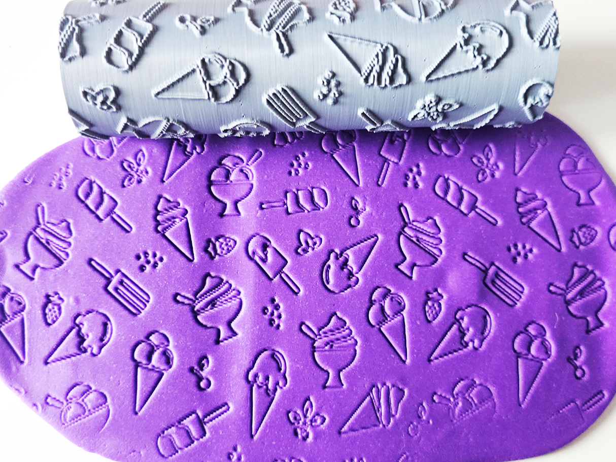 Texture Roller Ice Cream