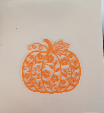 Adorno temático: Floral Autumn Pumpkin Wall Decor — vista de referencia 3