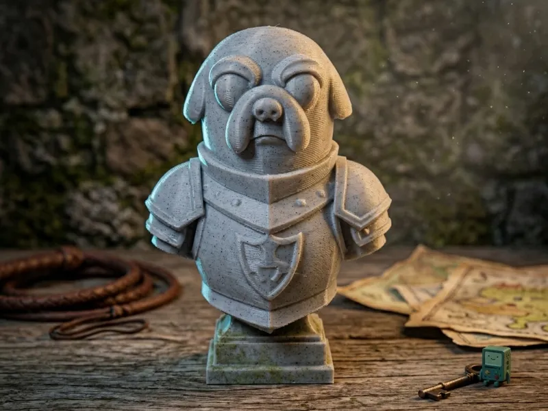 Busto Caballero de Jake el Perro Hora de Aventuras