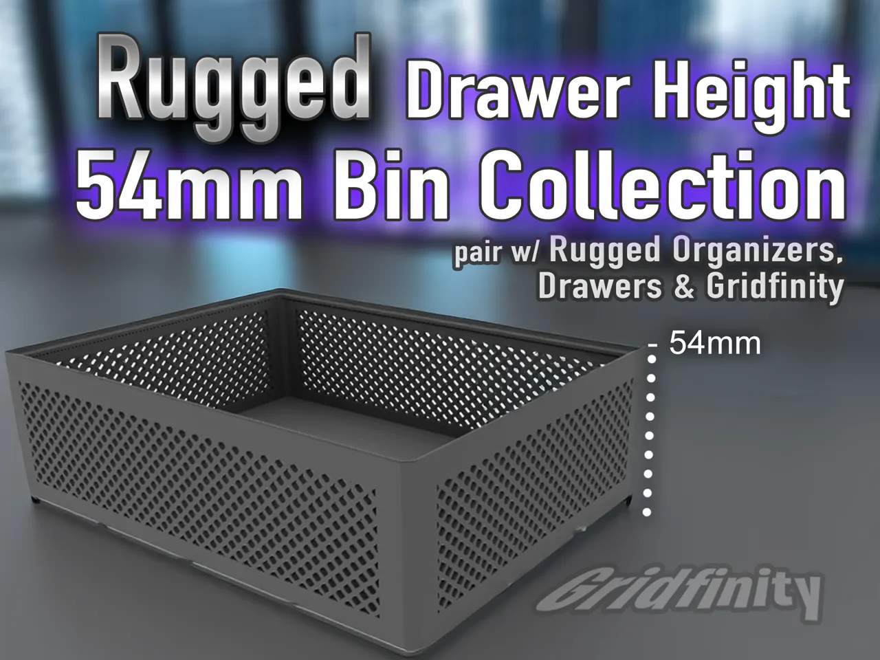 Rugged Bin Collection - Gridfinity Bins view 2