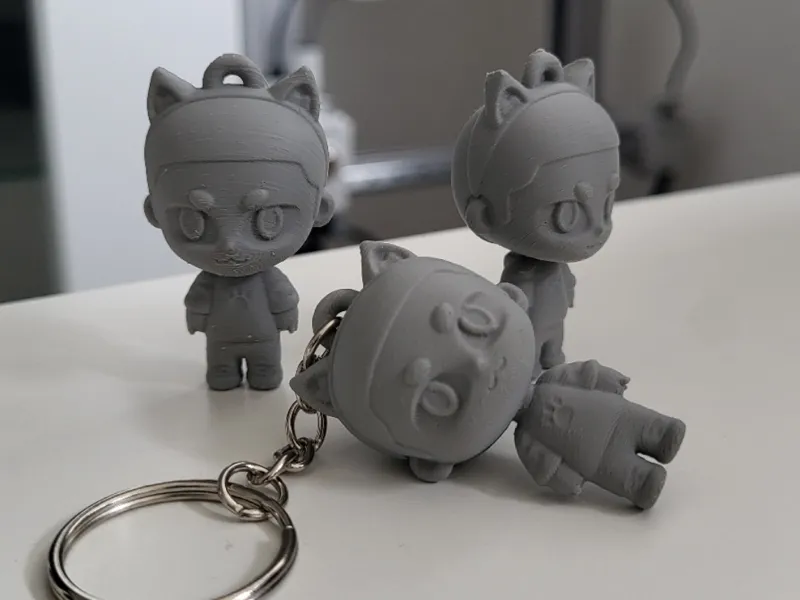 Cute Keychain Buddy - Neko