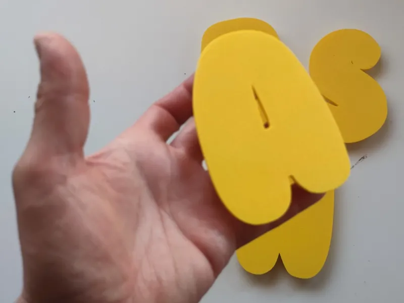 Complete alphabet in cookie cutter format