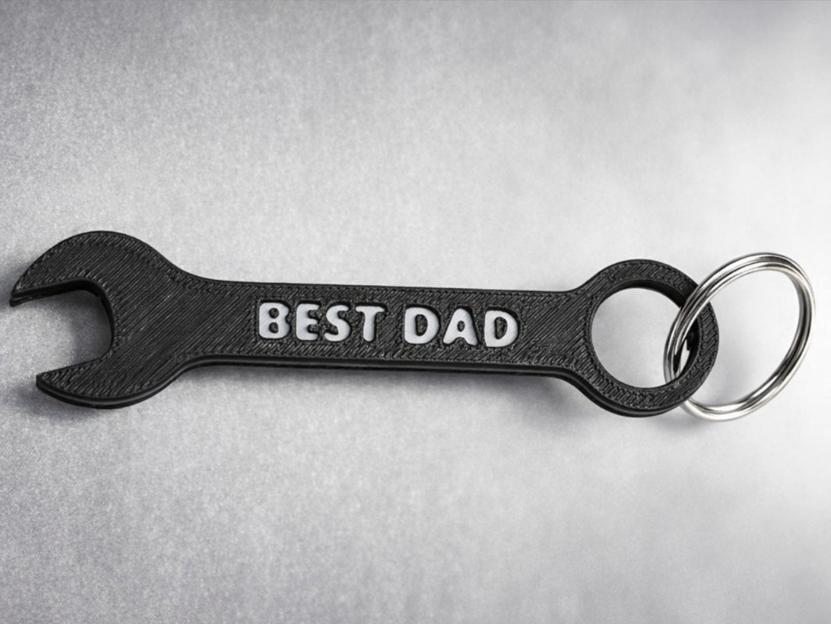 Best Dad Wrench Spanner Keyring Keychain Gift