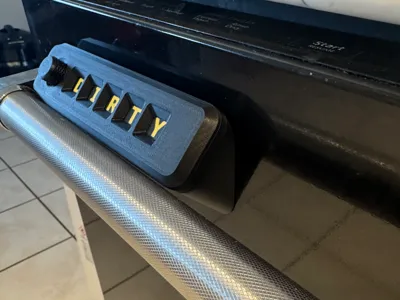 Dishwasher sign with 45 degree mount