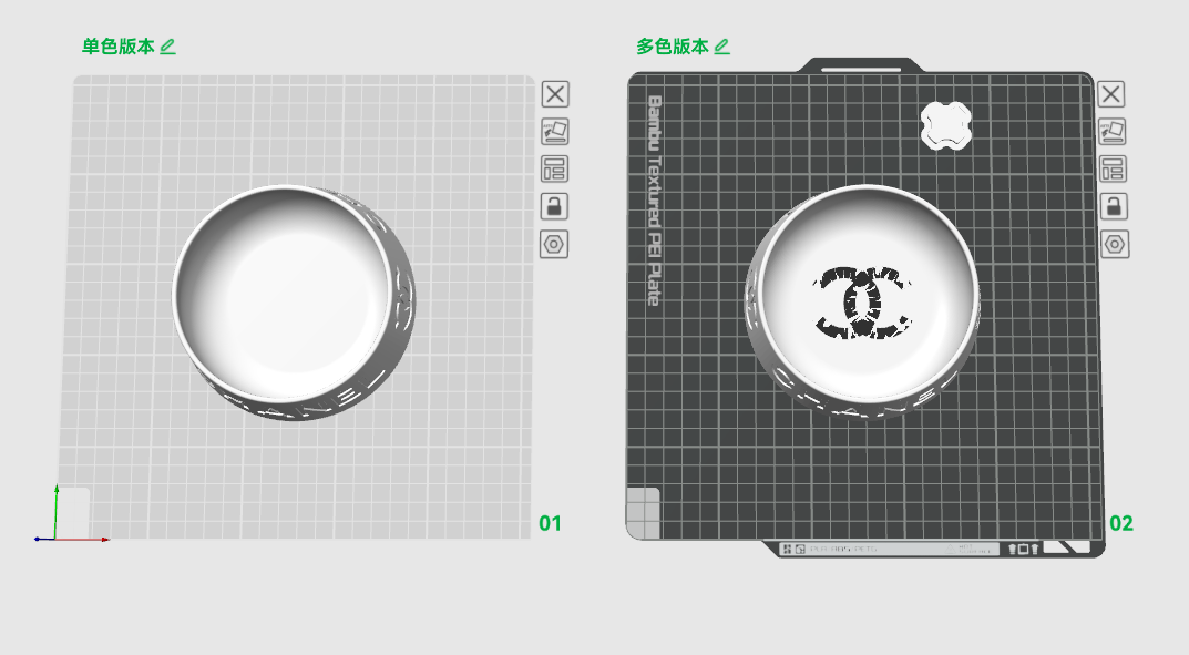 Miniatura 4 do modelo 3D 大牌宠物碗/大号和小号