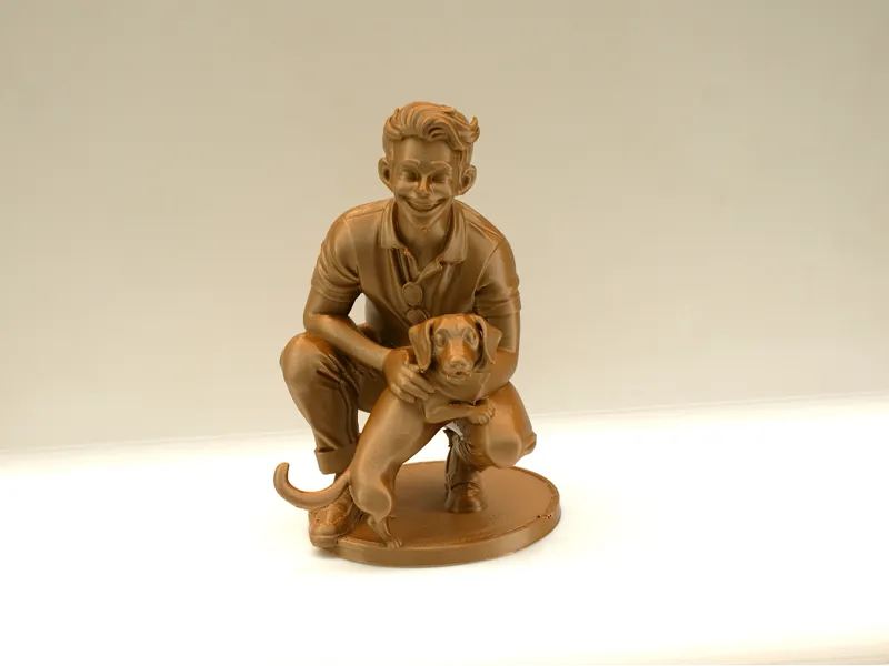 Junge mit Hund