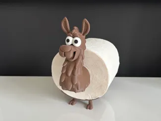 Toilettenpapier Lama