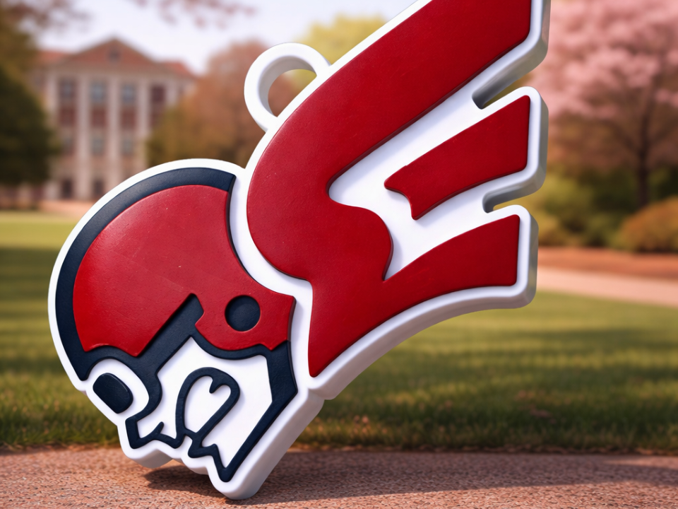 Erskine College Flying Fleet Helmet Chain