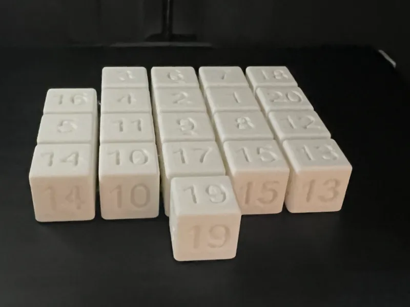 Raffle Dice – Same Number on All Faces