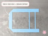 100x100mm, spine 30mm