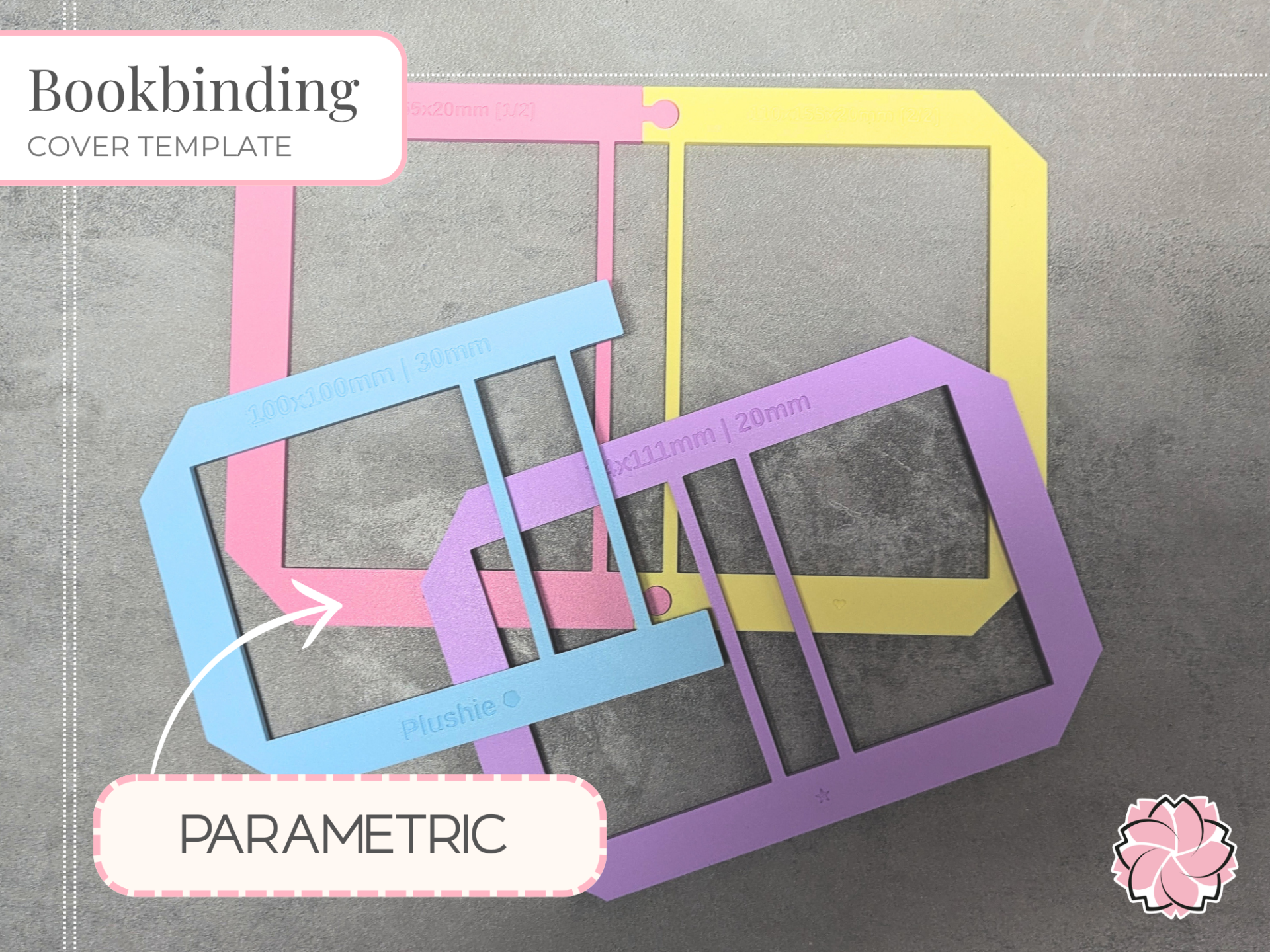 Parametric Bookbinding Cover Template