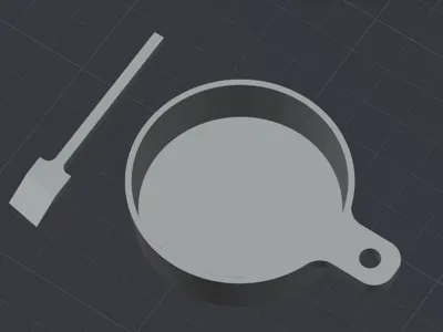 Epoxy Mixer Tray and Spatula for Makers