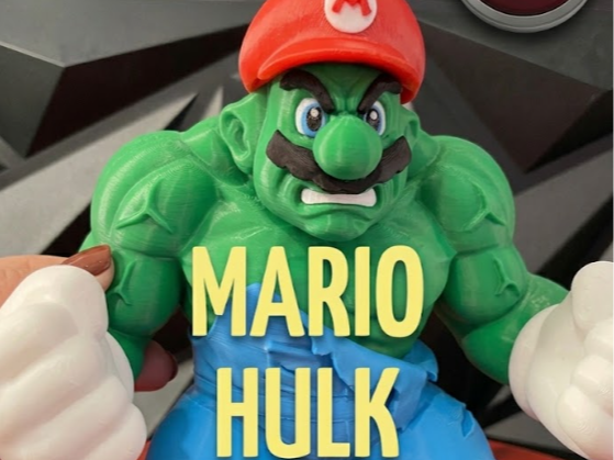 HULK MARIO FAN ART NO AMS - 1