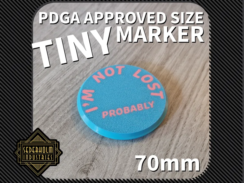 PDGA Approved Mini Disc Marker