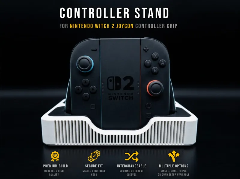 Nintendo Switch 2 Joycon Grip Controller Base