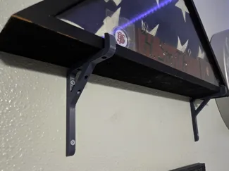 American Flag Box Wall Bracket
