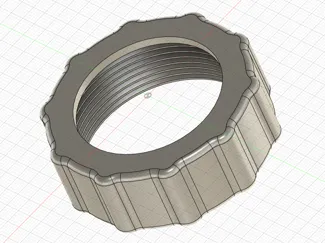 Ecrou pour adaptateur tuyau Intex 38mm