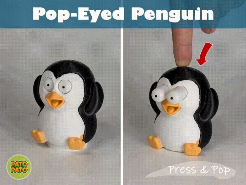 Pop-eyed penguin