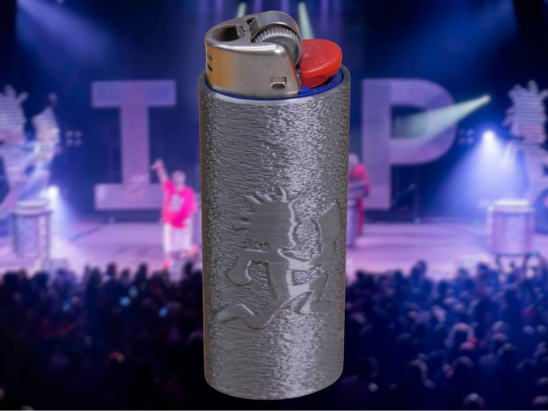 ICP Hatchetman Grip Click Slim Bic Lighter Sleeve