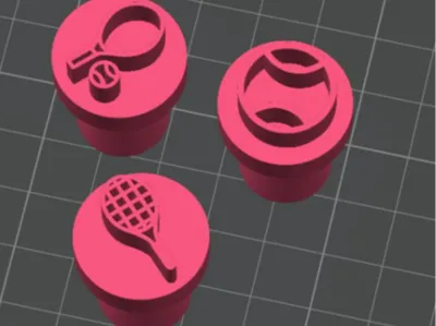 Sweet Candy Stamp for Beach Tennis