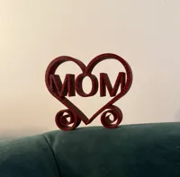 Présentoir cœur — Maman — photo 2
