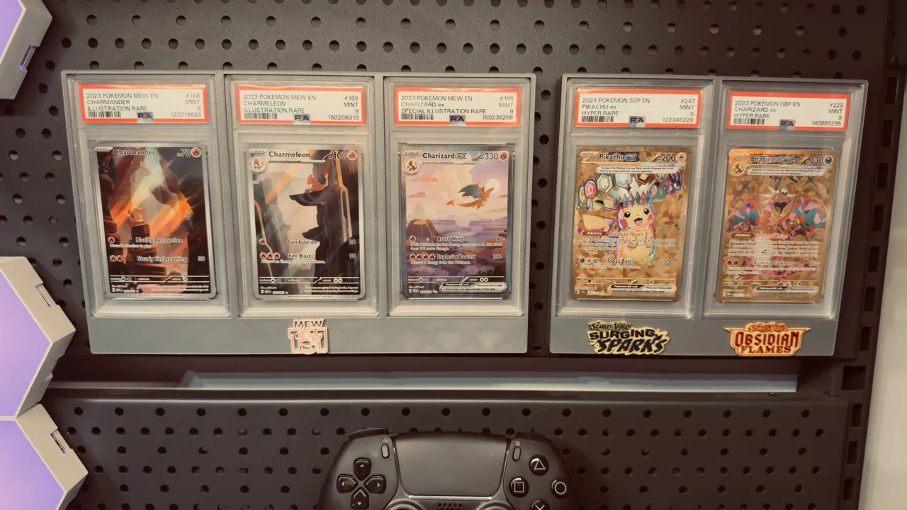Premium PSA Display Stand | 2 & 3 Slabs view 3
