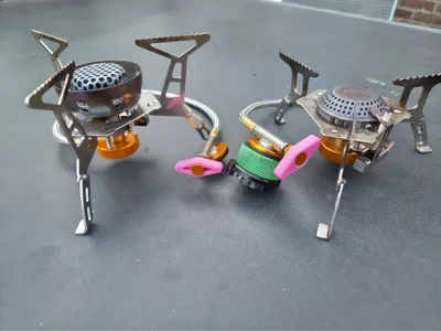 Knob for camping gas burner stove