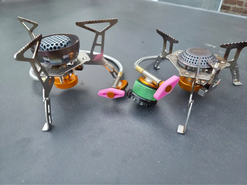 Knob for camping gas burner stove