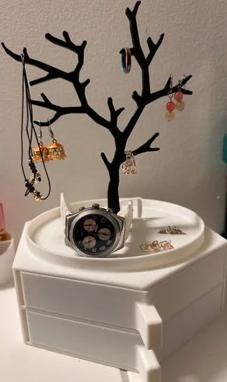 Modular Jewelry Box with Tree Holder