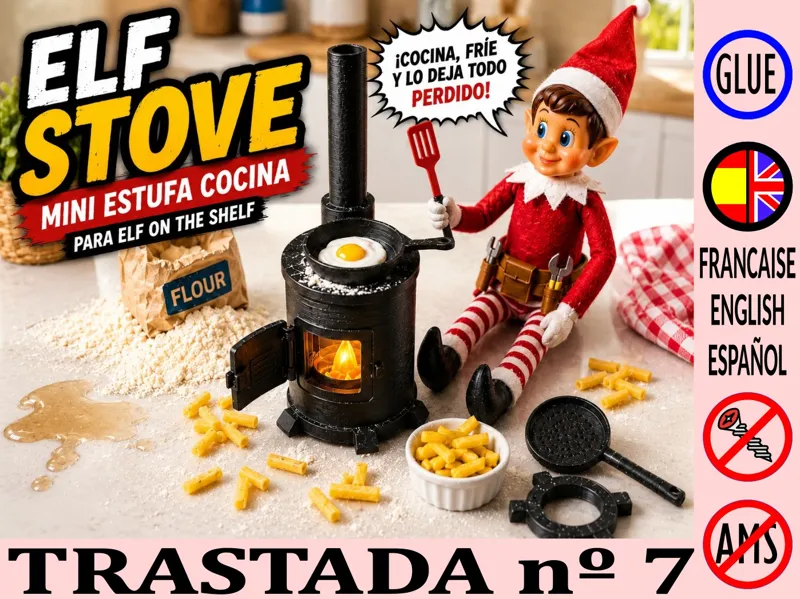 Elf on the Shelf – Daily Prank #7–Kitchen Disaster