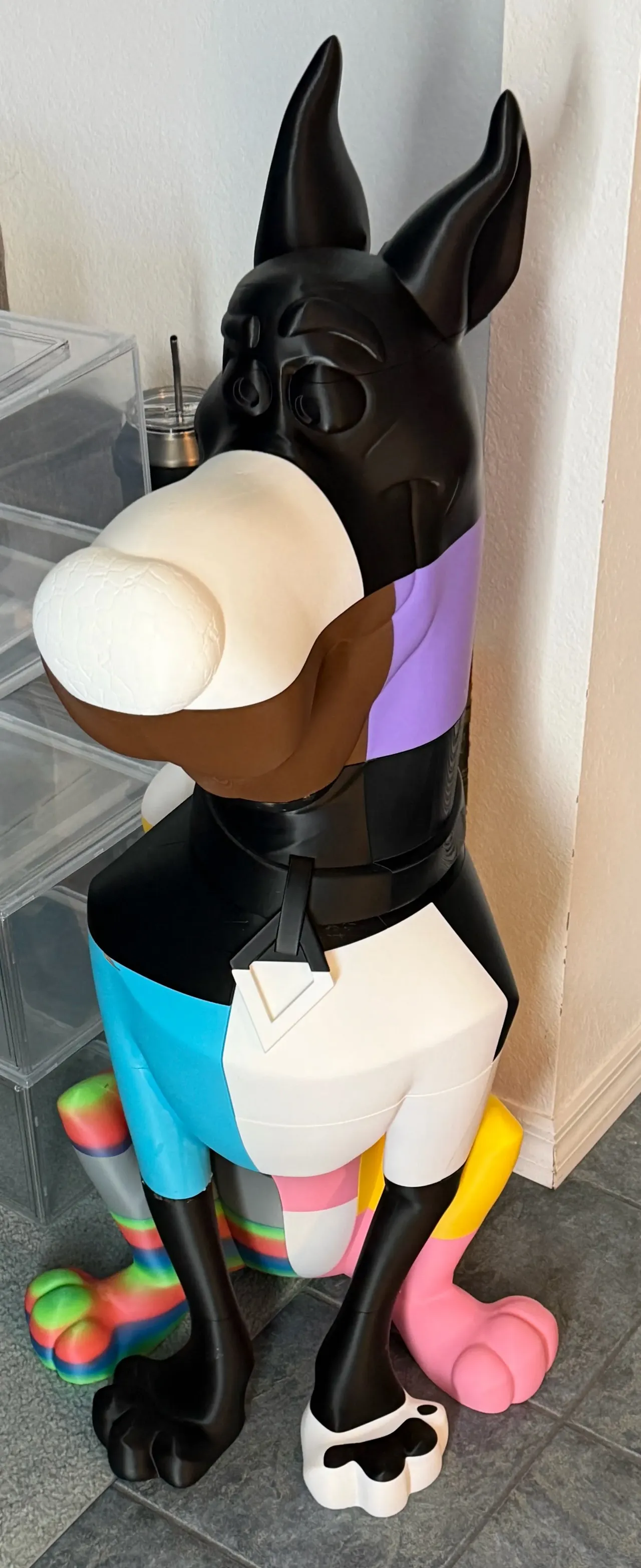 Life-Size Scooby-Doo 3D Model 1150mm | 29 Parts view 4