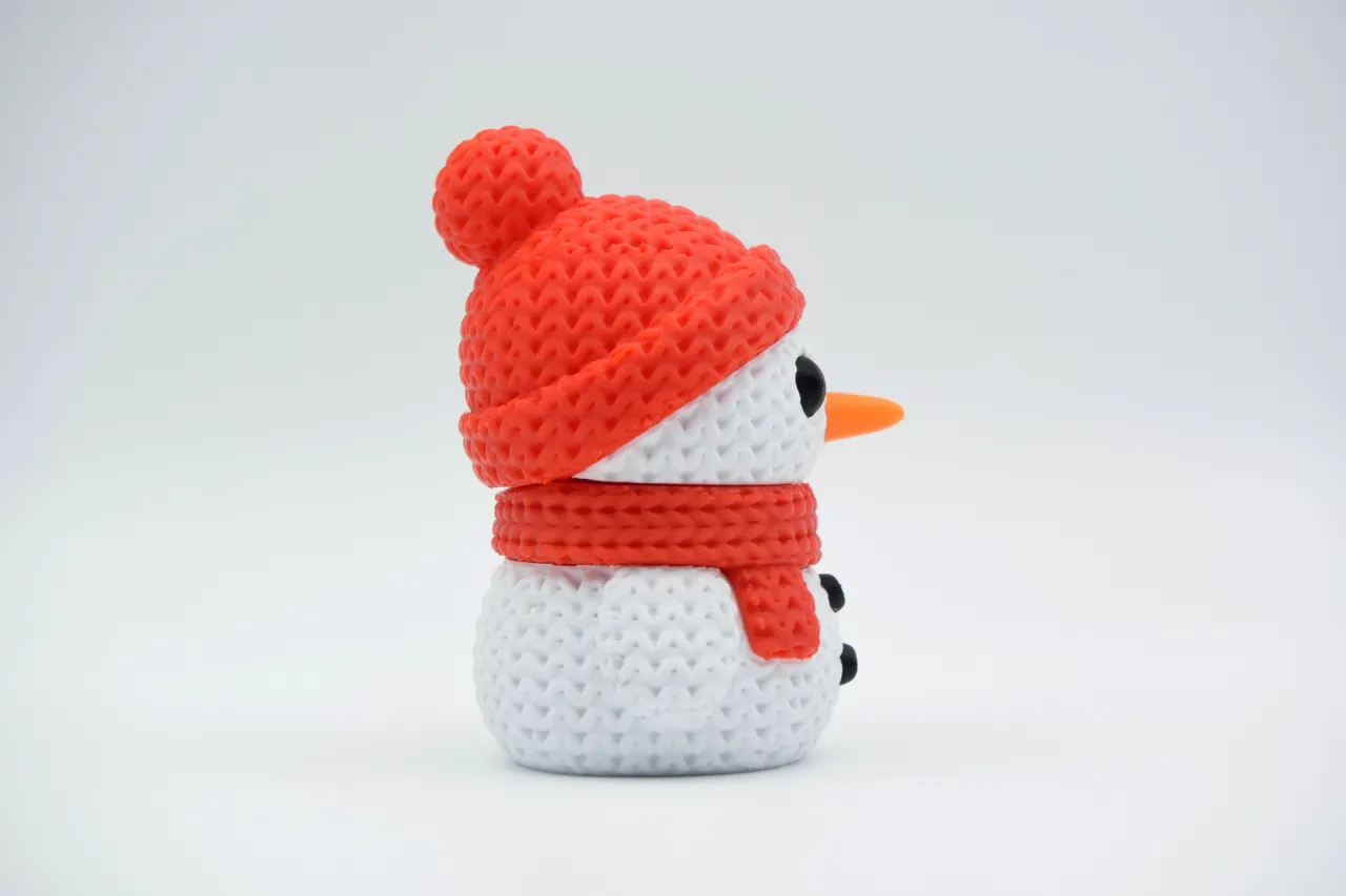 Knitted Snowman - Christmas view 2